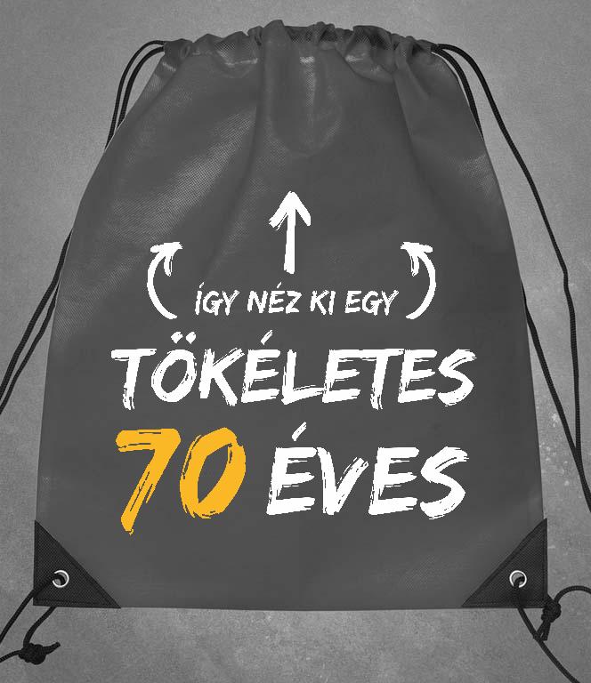 Így néz ki egy tökéletes 70 éves - Évfordulós Tornazsák