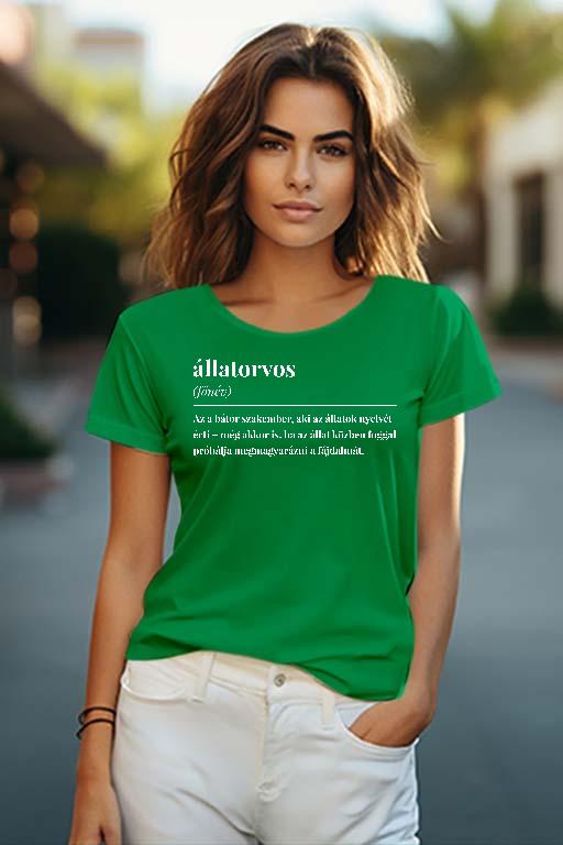 Állatorvos szakkifejezés - Állatorvos Női O-nyakú Póló