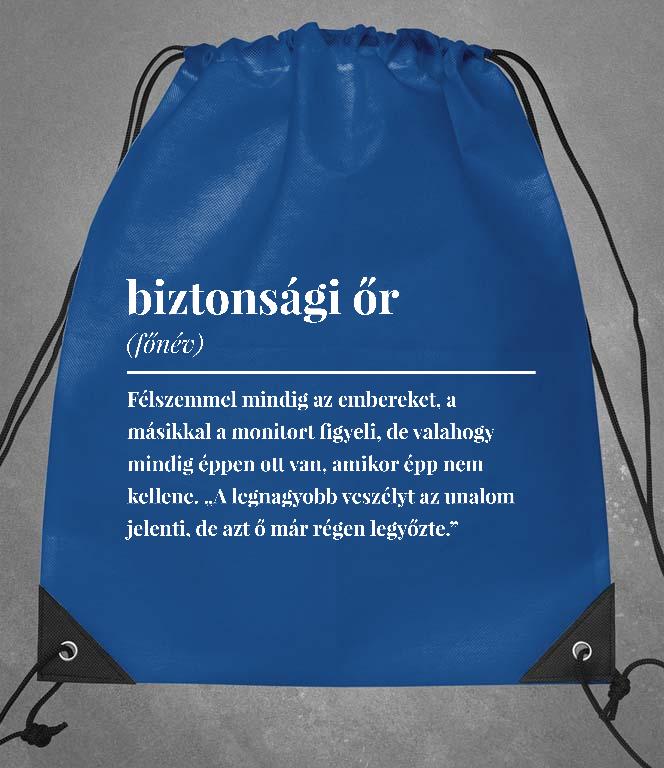 Biztonsági őr szakkifejezés - Biztonsági őr Tornazsák