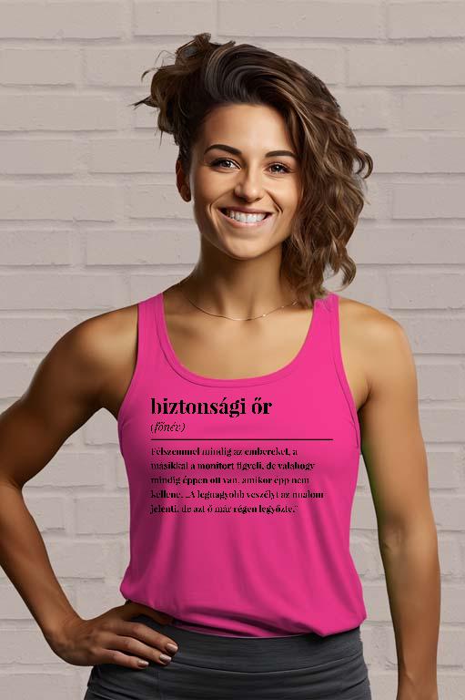 Biztonsági őr szakkifejezés - Biztonsági őr Női Trikó