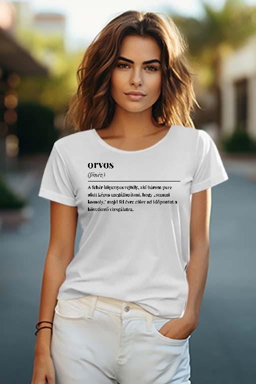 Orvos szakkifejezés - Orvos Női O-nyakú Póló