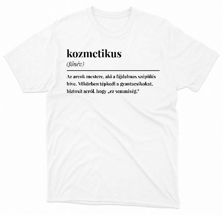 Kozmetikus szakkifejezés - Kozmetikus Férfi Környakú Póló