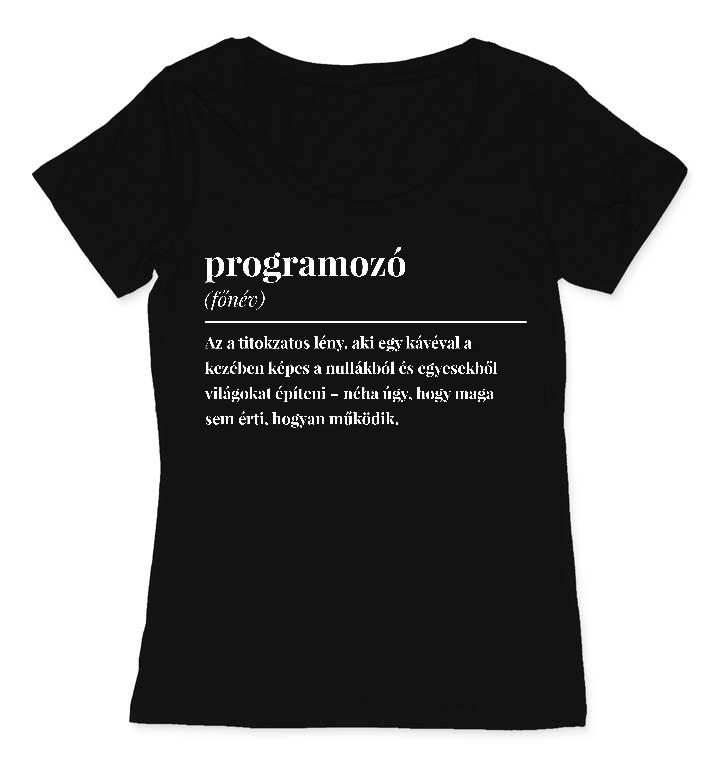 Programozó szakkifejezés - Programozó Női O-nyakú Póló