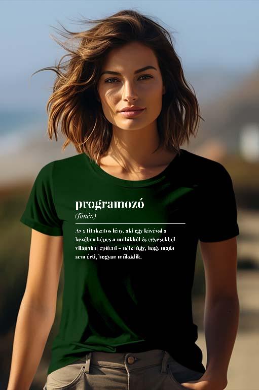 Programozó szakkifejezés - Programozó Női Prémium Póló