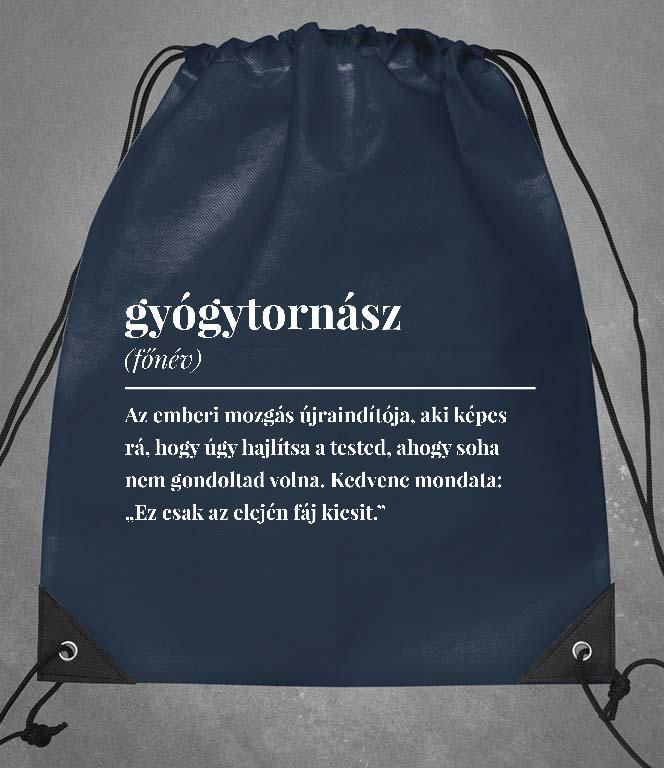 Gyógytornász szakkifejezés - Gyógytornász Tornazsák