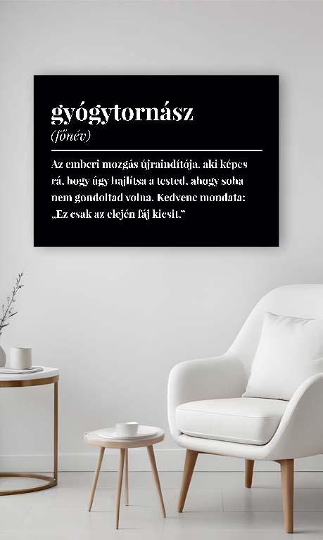 Gyógytornász szakkifejezés - Gyógytornász Vászonkép