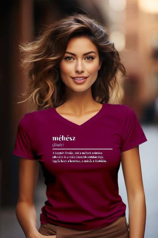 Méhész szakkifejezés - Méhész Női V-nyakú Póló