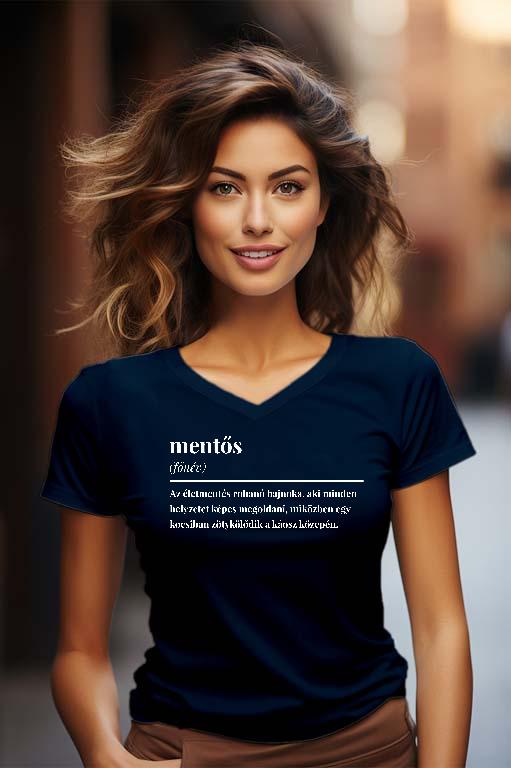 Mentős szakkifejezés - Mentős Női V-nyakú Póló