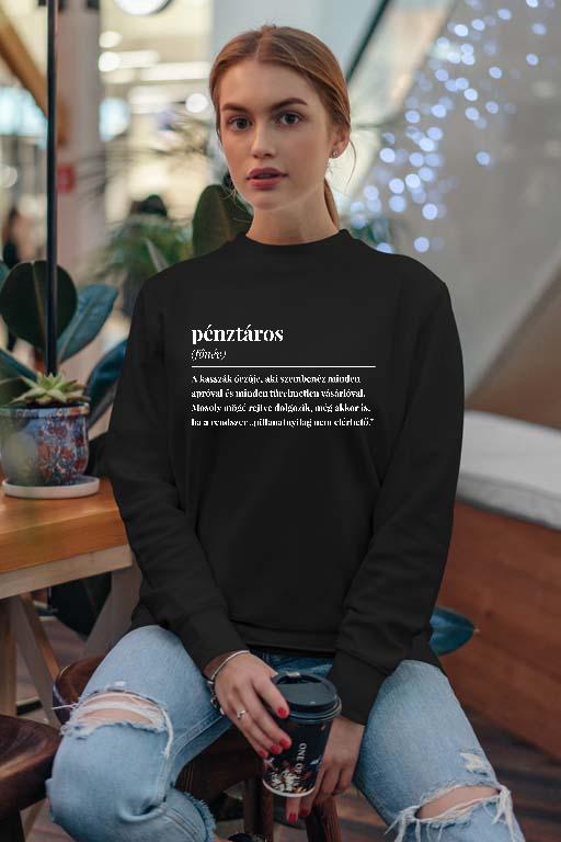 Pénztáros szakkifejezés - Pénztáros Női Pulóver