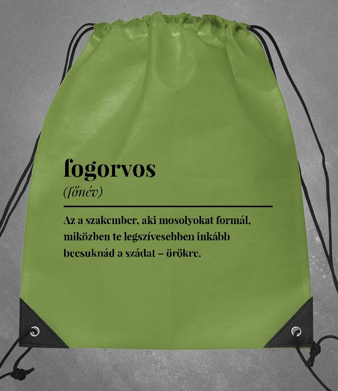 Fogorvos szakkifejezés - Fogorvos Tornazsák