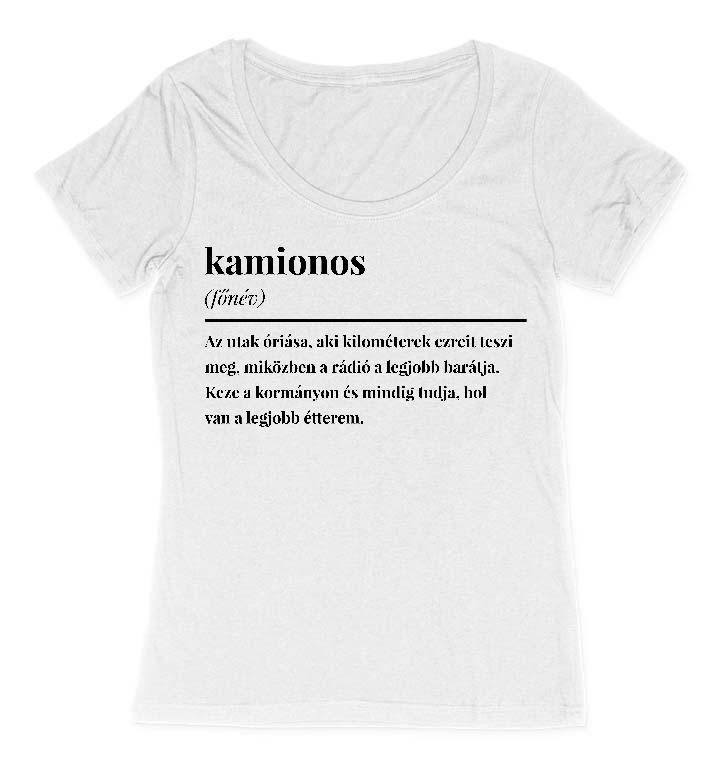 Kamionos szakkifejezés - Kamionos Női O-nyakú Póló