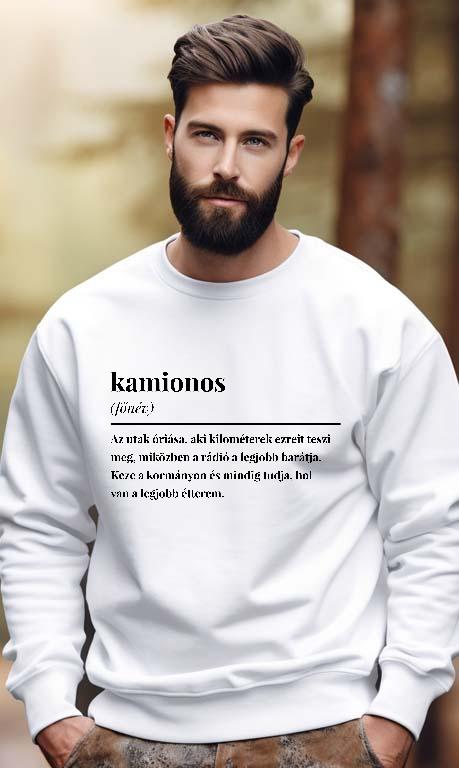 Kamionos szakkifejezés - Kamionos Férfi Pulóver