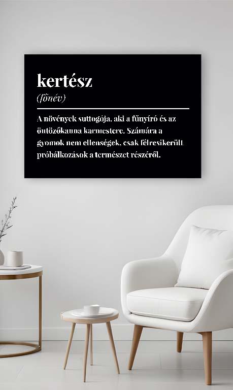 Kertész szakkifejezés - Kertész Vászonkép