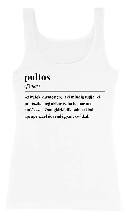 Pultos szakkifejezés - Pultos Női Trikó