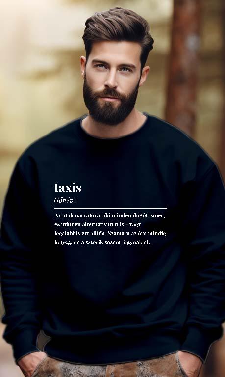 Taxis szakkifejezés - Taxis Férfi Pulóver