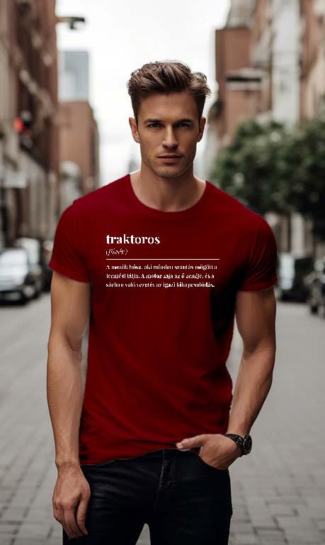 Traktoros szakkifejezés - Traktoros Férfi Környakú Póló
