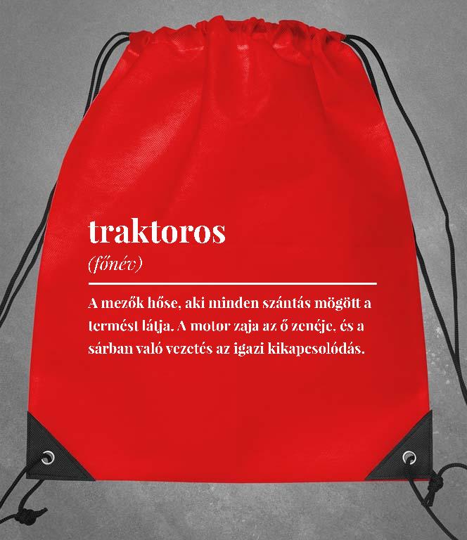 Traktoros szakkifejezés - Traktoros Tornazsák