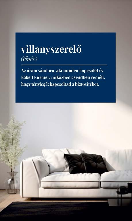 Villanyszerelő szakkifejezés - Villanyszerelő Poszter