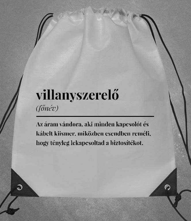 Villanyszerelő szakkifejezés - Villanyszerelő Tornazsák