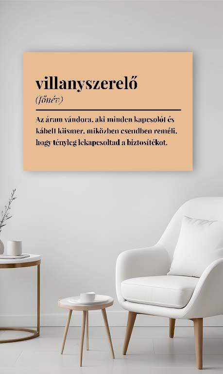 Villanyszerelő szakkifejezés - Villanyszerelő Vászonkép