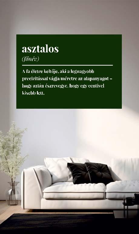 Asztalos szakkifejezés - Asztalos Poszter