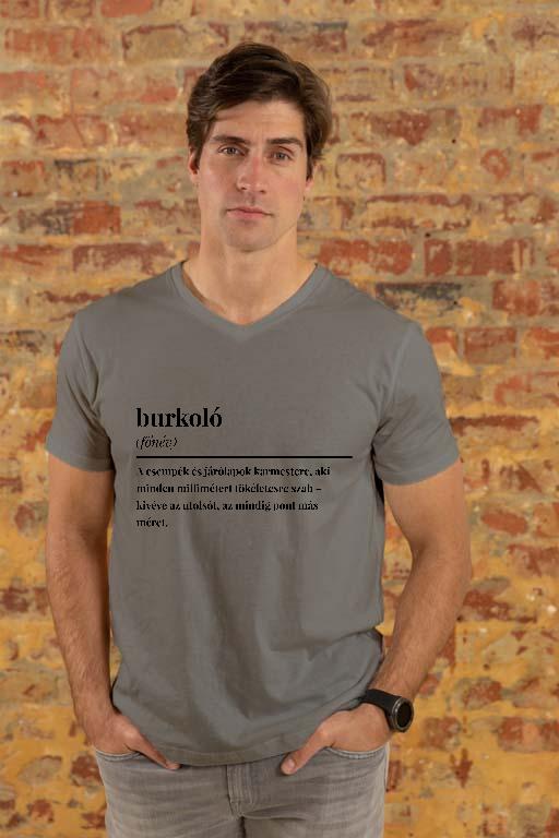 Burkoló szakkifejezés - Burkoló Férfi V-nyakú Póló