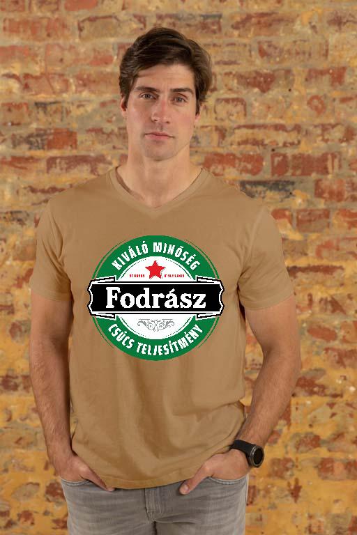 Fodrász csúcs teljesítmény  - Fodrász Férfi V-nyakú Póló