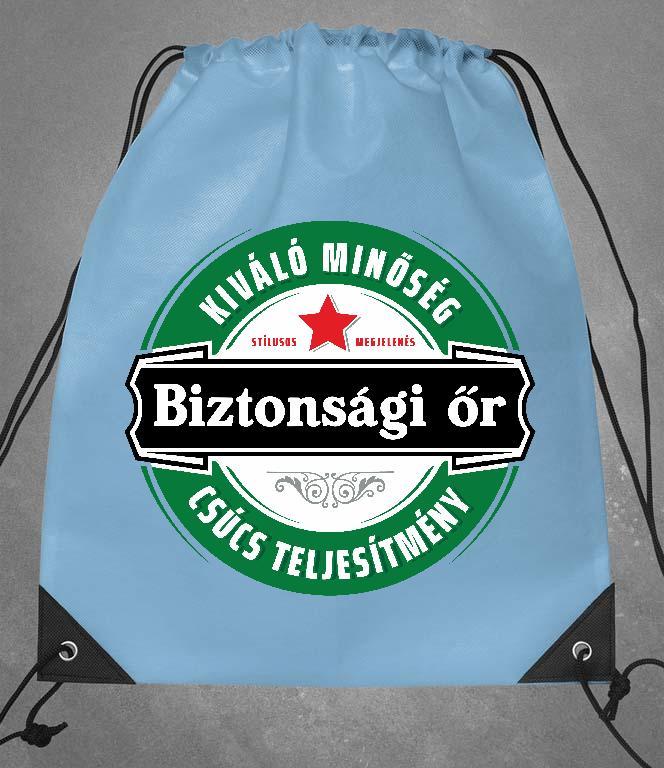 Biztonsági őr csúcs teljesítmény  - Biztonsági őr Tornazsák