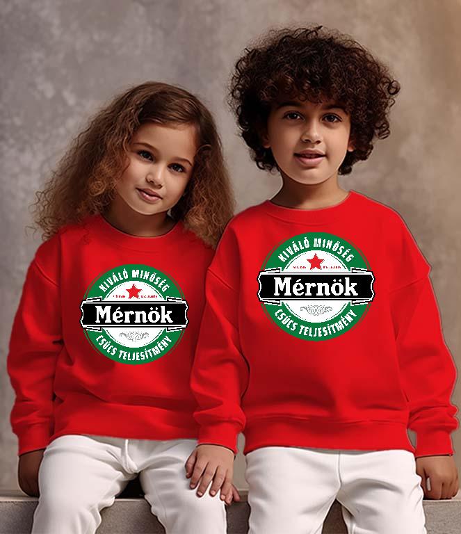 Mérnök csúcs teljesítmény - Mérnök Gyerek Pulóver