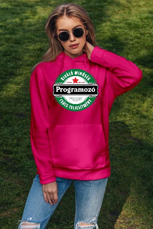 Programozó csúcs teljesítmény - Programozó Női Kapucnis Pulóver