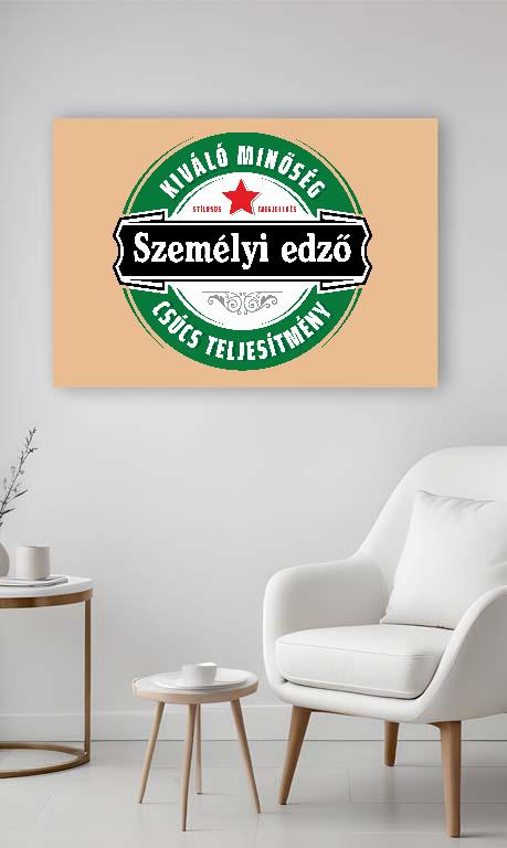 Személyi edző csúcs teljesítmény - Személyi edző Vászonkép