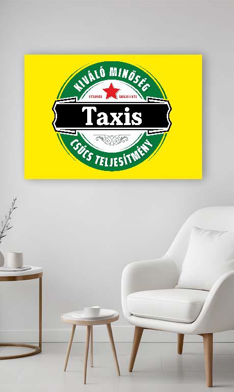 Taxis csúcs teljesítmény - Taxis Vászonkép