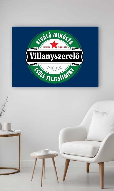 Villanyszerelő csúcs teljesítmény - Villanyszerelő Vászonkép