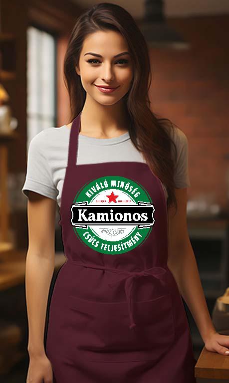 Kamionos csúcs teljesítmény - Kamionos Kötény