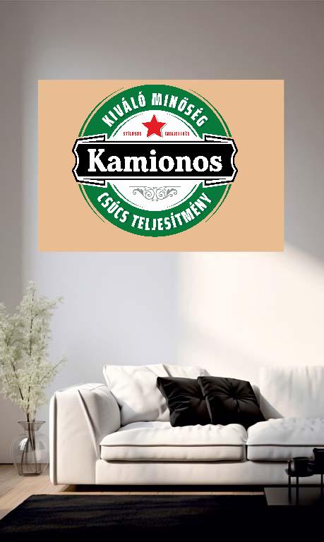 Kamionos csúcs teljesítmény - Kamionos Poszter