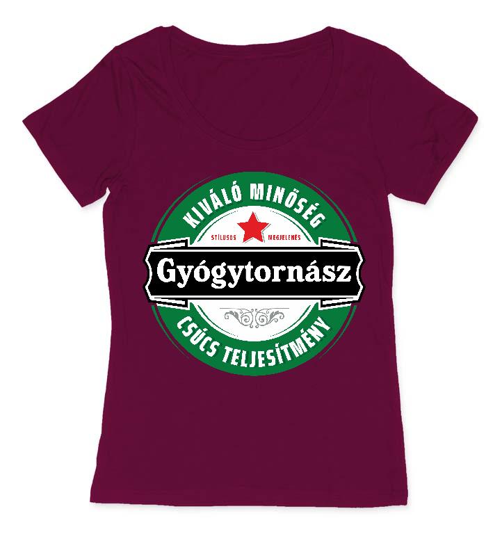 Gyógytornász csúcs teljesítmény  - Gyógytornász Női O-nyakú Póló