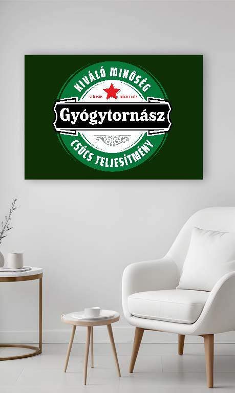 Gyógytornász csúcs teljesítmény  - Gyógytornász Vászonkép