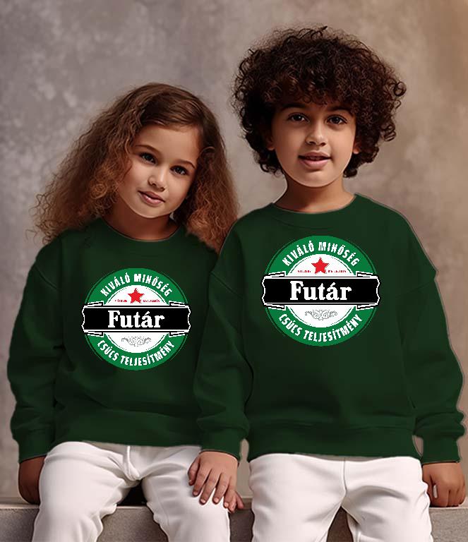 Futár csúcs teljesítmény - Futár Gyerek Pulóver