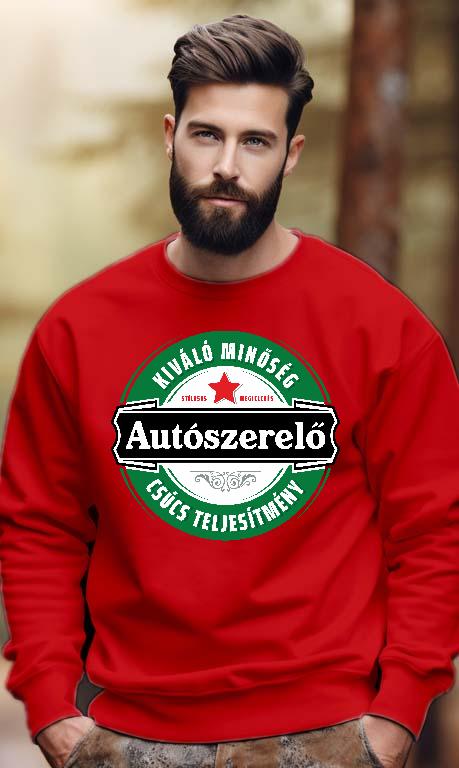 Autószerelő csúcs teljesítmény - Autószerelő Férfi Pulóver