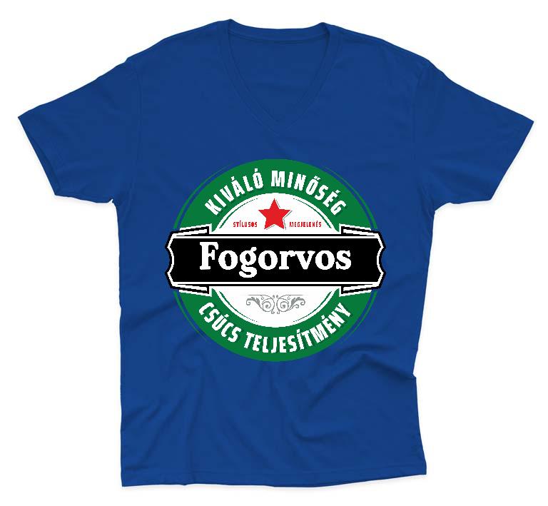 Fogorvos csúcs teljesítmény - Fogorvos Férfi V-nyakú Póló