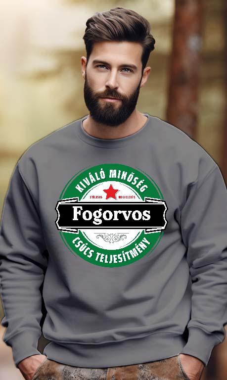 Fogorvos csúcs teljesítmény - Fogorvos Férfi Pulóver