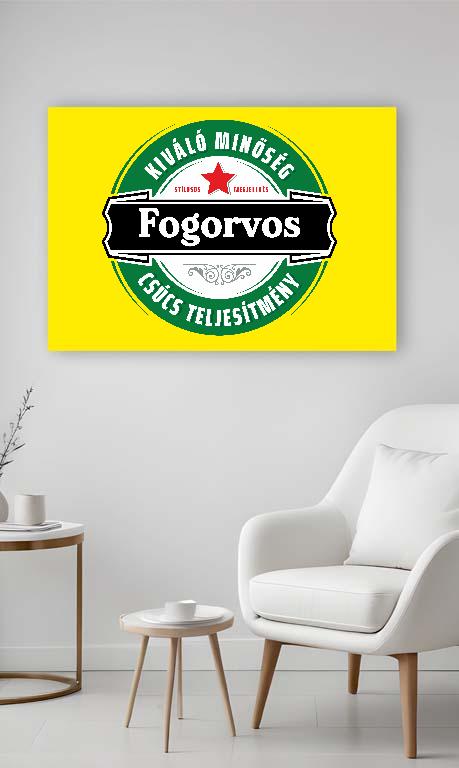 Fogorvos csúcs teljesítmény - Fogorvos Vászonkép