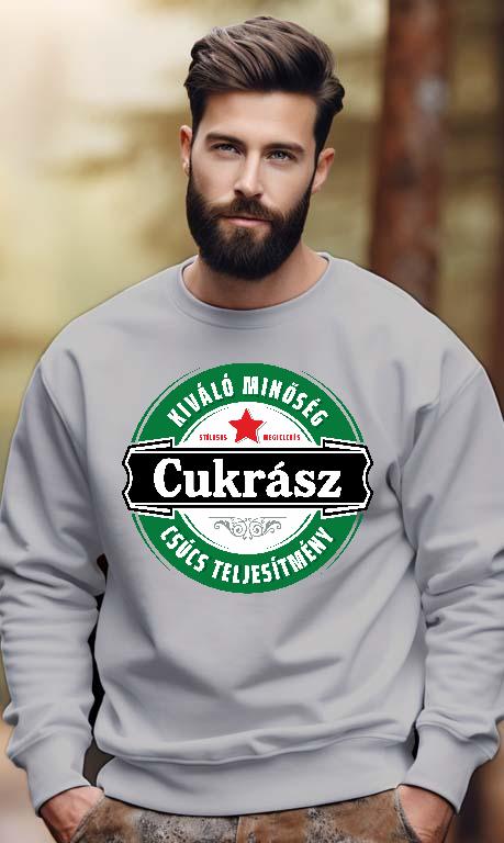 Cukrász csúcs teljesítmény - Cukrász Férfi Pulóver