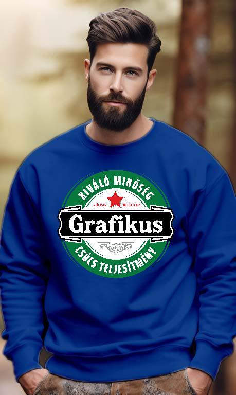 Grafikus csúcs teljesítmény - Grafikus Férfi Pulóver