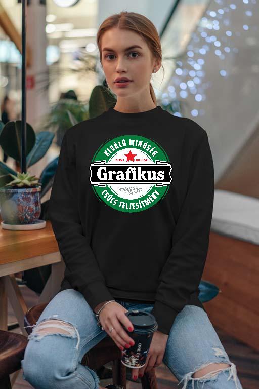 Grafikus csúcs teljesítmény - Grafikus Női Pulóver