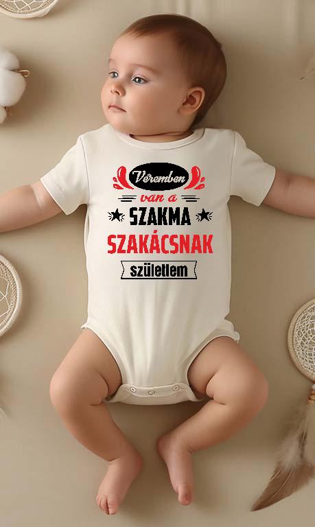 Véremben van a szakma Szakács - Szakács Gyerek Body