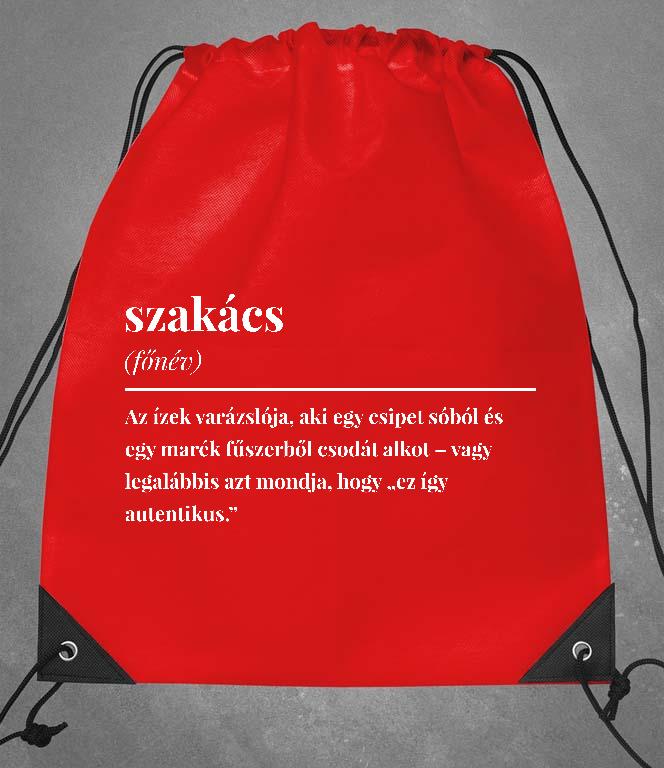 Szakács szakkifejezés - Szakács Tornazsák