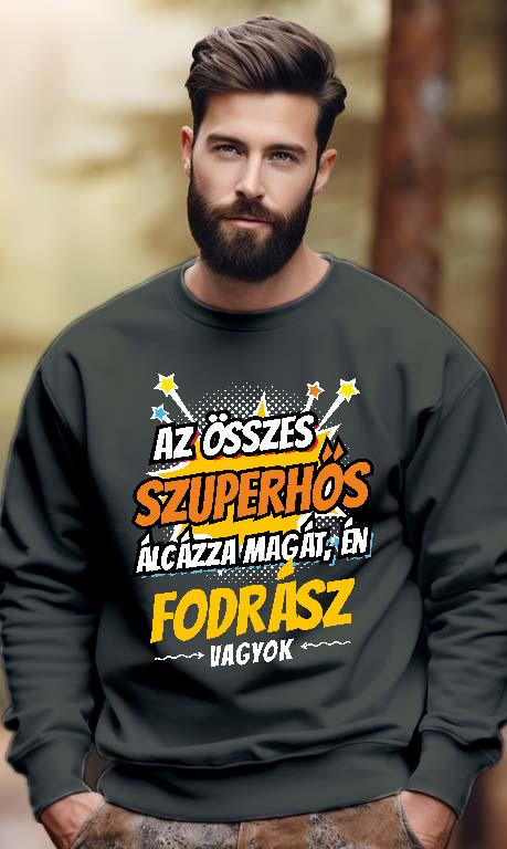 Szuperhős Fodrász - Fodrász Férfi Pulóver