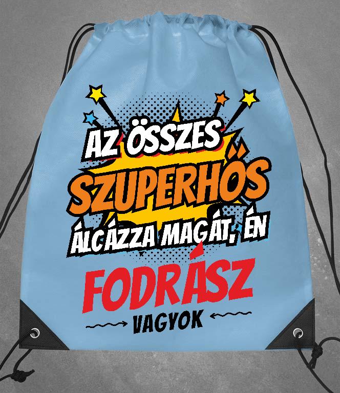 Szuperhős Fodrász - Fodrász Tornazsák