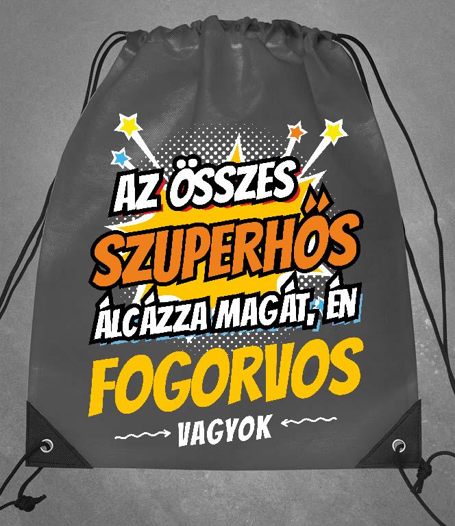 Szuperhős Fogorvos - Fogorvos Tornazsák